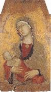Simone Martini Madonna with Child (mk39) Sweden oil painting artist